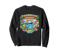 2026 Caribbean Family Cruise Tropical Adventure Souvenir Sweatshirt