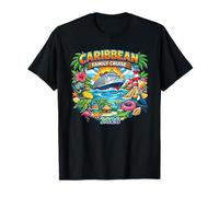 2026 Caribbean Family Cruise Tropical Adventure Souvenir T-Shirt