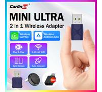 2026 CarlinKit 5.0 Mini Ultra 2-In-1 Wireless Adapter Android Auto CarPlay Wireless Smart Car Play Box For OEM Car Plug and Play Brands Genuine Mini Ultra 3