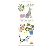2026 Caroline Gardner Dogs Slim Wall Calendar