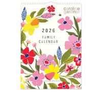 2026 Caroline Gardner Posie A3 Family Wall Calendar