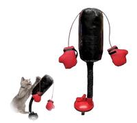 2026 Cat Boxing Toy, Cat Punching Bag Toy, Interactive Kitten Toys Punching Bag with Dangling Boxing Gloves, Suction Cup Base, Cats Toys for Indoor Cats