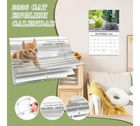 2026 Cat Calendar - 13 Months Animal Wall Planner, Hanging Monthly Schedule Organizer for Home Office, School Bedroom Classroom Dorm Workshop Studio | Students Teachers Freelancer