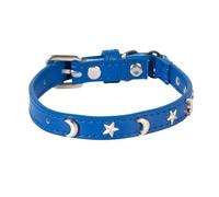 2026 Cat Collar Suitable for Boys Girls with Elastic Band, Star Moon Adjustable Buckle Collar, Suitable for Small Large Cats, Size 8-12 inch (BU1, 27.5cm)