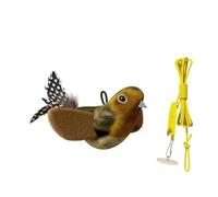 2026 Cat Toy, Interactive Hanging for Cats with Uniform Movements, Perfect for Cats Adults, Ideal Cat Owners, Interactive Lovers of Domestic Cats (Brown, 13 x 6 cm)