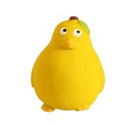 2026 Cat Toy Squeaky Latex, Soft Latex Chew Toy, Small Squeaky Sound with Sensory Squeeze Function, Interactive Chew Toy for Small Puppies Indoor Outdoor (Yellow,