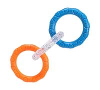 2026 Cat Toy Tug Rings for Dogs, 3 Rings, Pull Toy, Pet Supplies, Promotes Dental Care, Exercise, for Outdoors, Indoors, Outdoors, Playing in the Garden, 1 Piece (Sky Blue, 22 x 9 cm)