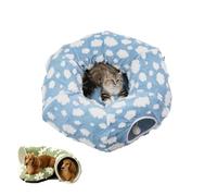 2026 Cat Tunnel,Tunnel Bed for Dachshund Dog,Dachshund Tunnel Bed Flower Design Plush Foldable Dog Bed Cat TunnelBed for Indoor Cats Tunnel Donut with Cushion and Play Ball 2 in 1Detachable