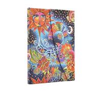2026 Van Gogh's Irises Mini 12-month Verso Hardcover Flexi Dayplanner 2026 (Elastic Band Closure)