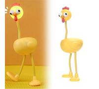 2026 Changeable Shape Funny Chicken Night Light, DIY Poseable Night Lamp for Boys Girls & Adults, Soft Silicone & Reusable Mood Light for Bedroom, Desk, Christmas Decor