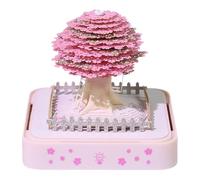 2026 Cherry Bl0ssom Tree 3D Paper Sculpture Calendar | Tear-Off Memo Pad | Cherry Bl0ssom Tree Desktop Ornament | Office Decor | Notebook/Planning/Habit Tracking Bookmark Gift