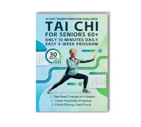2026 Chi for Seniors Over 60 28-Day Home Training Program with Simplified Original Movements to Increase Flexibility Movement (Green, 21 cm)