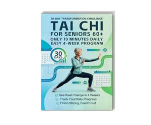 2026 Chi for Seniors Over 60 28-Day Home Training Program with Simplified Original Movements to Increase Flexibility Movement (Green, 21 cm)