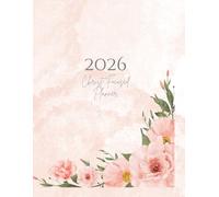 2026 Christ-Focused Planner & Organizer: Weekly/Monthly Spreads with space for Sermon Notes, Scripture Memory, Goal Tracking, & Prayer Lists