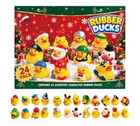 2026 Christmas Ädvent Calendar 24Pcs Random Rubber Ducks Gift For Kids | Christmas Countdown Duck Set For Kids Boys Girls Adults Home Living Room Bedroom Winter Party Holiday New Year