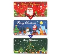 2026 Christmas Cash Gift envelopes,10 Slots Christmass Money Envelopes for Cash Clip,Festive Money Gift Cards Envelopes Holders, Surprise for Men Women Kids (3PC-A)