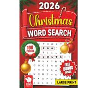 2026 Christmas Word Search for Adults: 100 Large Print Puzzles to Celebrate Christmas with Fun and Relaxation (Little Elephant Series)