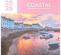 2026 Coastal Square Wall Calendar Seaside Landscapes Beaches Sea Ocean Sand Home Kitchen Christmas Birthday New Year Gift