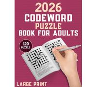 2026 Codeword Puzzle Book For Adults: Large Print 120 Puzzles Codeword Book For Adults And Seniors to Fun With Word Games to Boost your memory and Sharpen, with Full Solutions