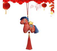 2026 Collector's Edition Horse Plush Pendant | Chinese Lunar Horse Plush Decoration for Students and Lovers at School in or Transport Backpack