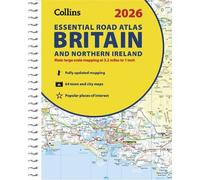 2026 Collins Essential Road Atlas Britain and Northern Ireland