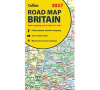 2026 Collins Road Map of Britain : Folded map