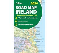 2026 Collins Road Map of Ireland: Clear and detailed folded map of Ireland (Collins Road Atlas)