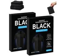 2026 Color Restore Tablets, Black Fabric Dye Tablets for Clothes, Fabric Color Reviver for Black Clothes fors Cotton Wool T-Shirts Shoes Pants Sweaters Arts Crafts Home Travel Laundry,12pcs/box (2box)
