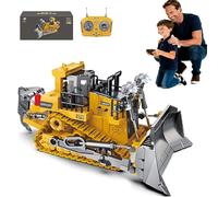 2026 Construction Rc Set Of 4, 2026 New Excavator Trucks with Cool Lights and Sounds, Complete Control Over The Construction Site, Alloy + Plastic Material, 2.4ghz Remote, 360 Rotation (Wheel Loader)