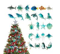 2026 Countdown Calendar Ornament 24-Day Acrylic 2D Creature Ornament