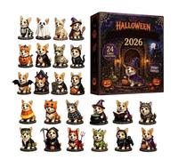 2026 Countdown Calendar To Halloween 24 Day Holiday Decoration