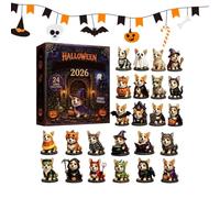 2026 Countdown Calendar To Halloween 2D Acrylic Dog Ornament
