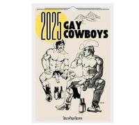 2026 Cowboy Art Wall Calendar, Funny Gay Calendar for Adults, Strange Shirtless Wall Gift for AdultsUnique Gag Gift for Men, Friends (1pc)