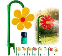 2026 Crazy Daisy Sprinkler, Crazy Dancing Flower Water Sprinklers Funny 360° Rotating Sun Flower Dancing Daisy Lawn Sprinkler for Yard & Lawn Irrigation, Summer Outdoor Water Play (#D)