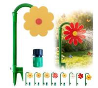2026 Crazy Daisy Sprinkler, Crazy Dancing Flower Water Sprinklers Funny 360° Rotating Sun Flower Dancing Daisy Lawn Sprinkler for Yard & Lawn Irrigation, Summer Outdoor Water Play (#H)