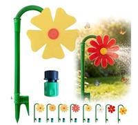 2026 Crazy Daisy Sprinkler, Crazy Dancing Flower Water Sprinklers Funny 360° Rotating Sun Flower Dancing Daisy Lawn Sprinkler for Yard & Lawn Irrigation, Summer Outdoor Water Play (#F)