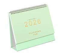 2026 Creative Desk Calendar Decoration Stationery School Planner Simple Pocket Size Desk Organizers Supplies PU Leather Planner