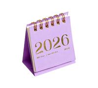 2026 Creative Pocket Calendar Daily Planner Portable Desk Organizers Offices Decor Pocket Sized Calendar Creative Desktop Decoration Daily Planner Portable Small Desk Organizers