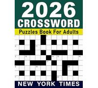 2026 Crossword Puzzles Book: Brain Boosting Crosswords For Adults And Seniors