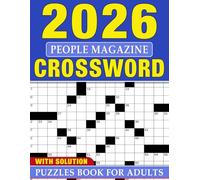2026 Crossword Puzzles Book For Adults With Solution: Engage Your Mind with New and Unique Crosswords