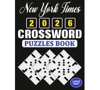 2026 Crossword Puzzles Book Large Print: Fun and Engaging Brain Cross Word To Keep Your Mind Sharp and Healthy
