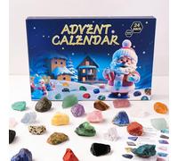 2026 Crystal Advent Calendar - 24 Day Christmas Countdown With Gemstones, Reusable Gift for Crystal Collectors