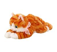 2026 Cuddly Toy Lifelike Interactive Cat with Realistic Meow Sounds Gentle Music. Cuddly Soft Stuffed Toy for Kids Toddlers. Perfect for Soothing Comfort as a More Imaginative (E,