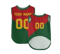 2026 Custom Dog Clothes Lightweight Breathable Pet Shirt Jersey - Personalised Football Fan Apparel For Small Medium Large Dogs, Perfect For Pub, Garden, & Walkies#22