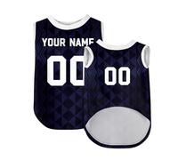 2026 Custom Dog Clothes Lightweight Breathable Pet Shirt Jersey - Personalised Football Fan Apparel For Small Medium Large Dogs, Perfect For Pub, Garden, & Walkies#16