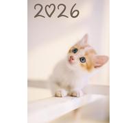 2026 Cute Cat Funny Planner: 6" x 9" Inches Weekly Daily