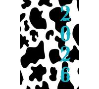 2026 Cute Cow Print Planner: 6" x 9" Inches Weekly Daily