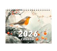 2026 Cute Gag Calendar - Monthly Artistic Wall Calendar with Scene Illustrations, Planning Paper for Teachers, Apartment, Bedroom, Home, Sa