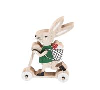 2026 Cute Rabbit on Wood - Give Easter Parties Childlike Warmth in No Time at all, Decorate Your Garden (Green, 13.5 cm)