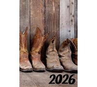2026 Cute Western Planner: 6" x 9" Inches Weekly Daily
